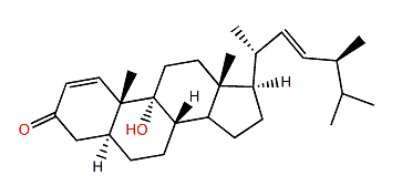 (5a,22E,24S)-9-Hydroxyergosta-1,22-dien-3-one